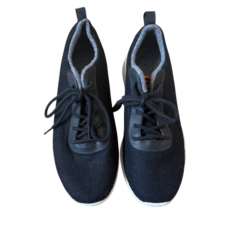 FreeShield Mens Black Wool Like Low Top Casual Sneakers Size 8.5 US‎